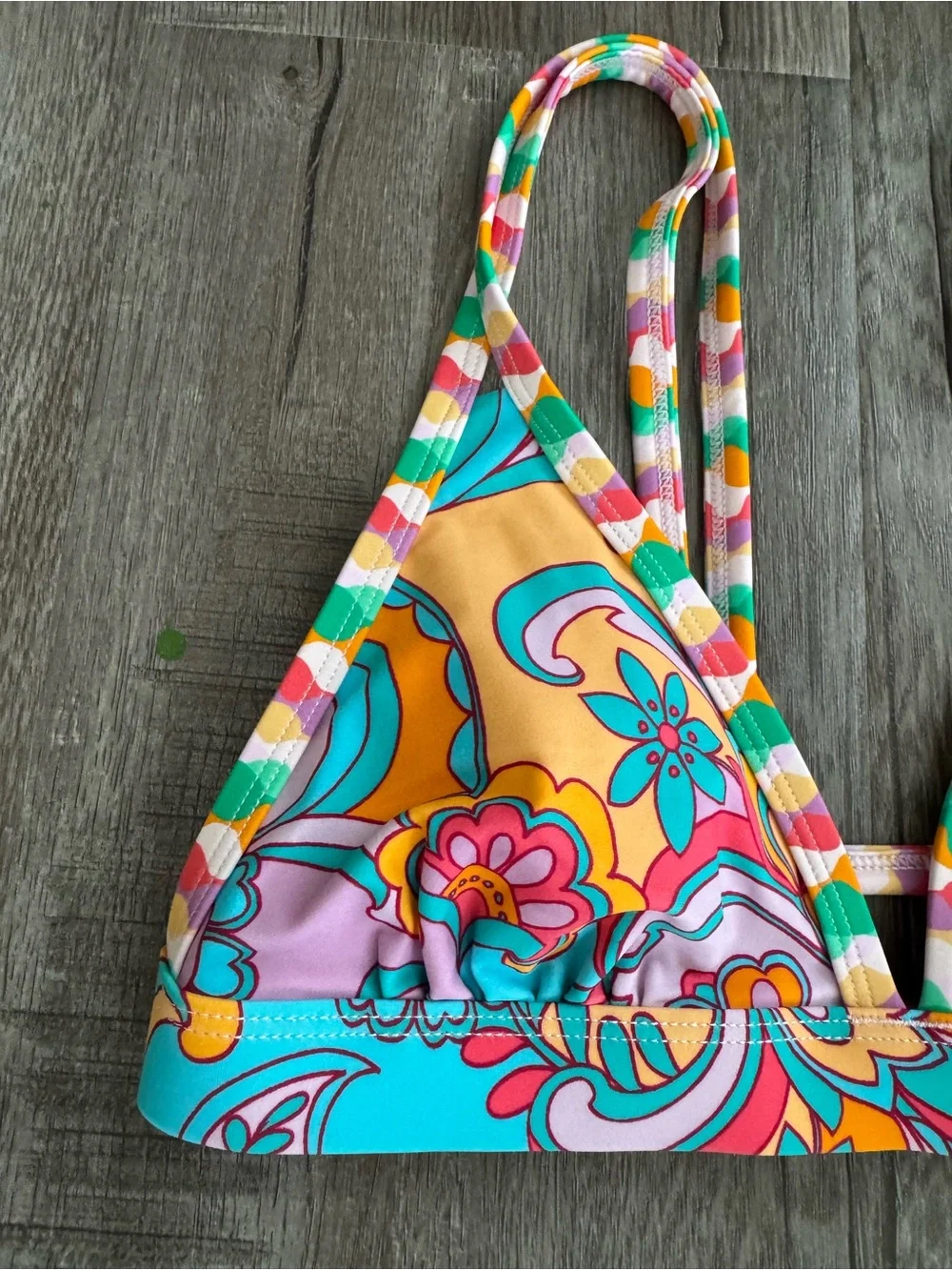 CUPSHE Colorful Floral Bikini Set NWT Size Small